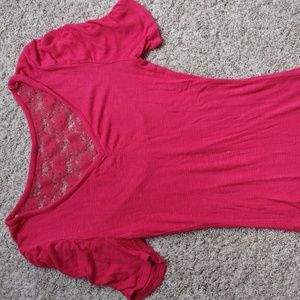 Pink lacey shirt